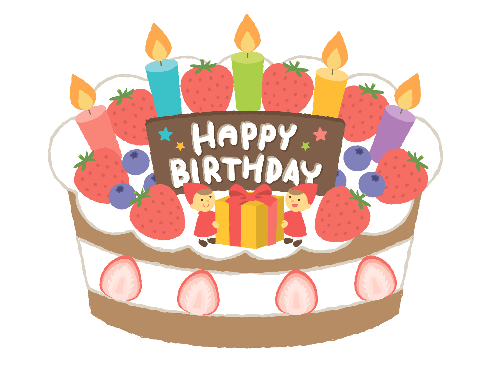 誕生日 ケーキ メッセージ 英語