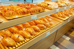 パン屋さんの店内