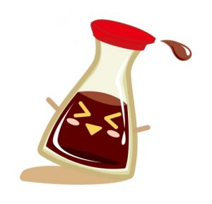 醤油(しょうゆ)のイラスト