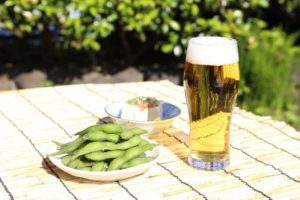 ビールと枝豆