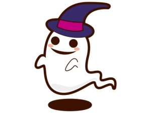 ハロウィンお化け(おばけ)のイラスト