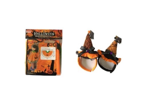 ダイソーで揃うかぼちゃおばけのハロウィン仮装コーデ