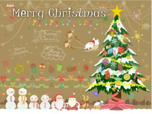 クリスマスのイラスト(3歳4歳の男の子へのクリスマスプレゼント)