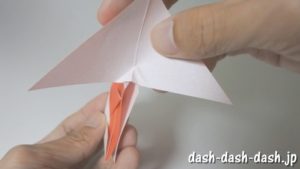 [七夕]金魚の折り紙の折り方(簡単かぶと)23