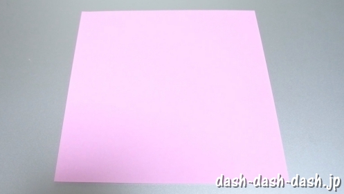 ちょうちんの折り紙の作り方(簡単立体)01