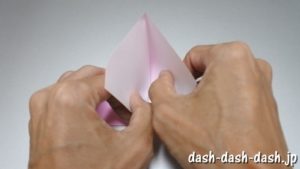 織姫の折り紙の折り方(簡単)44
