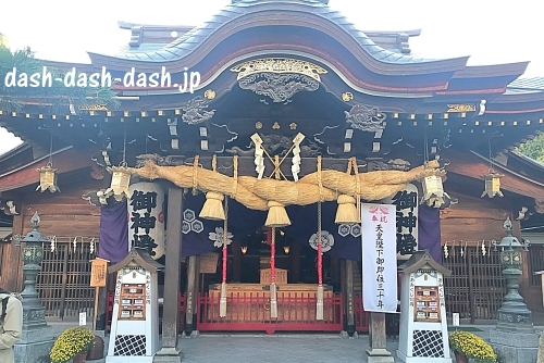 櫛田神社御神殿拝殿03