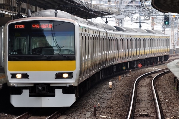 JR中央・総武線各駅停車(E231系500番台車両)