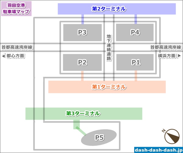 羽田空港駐車場マップ01