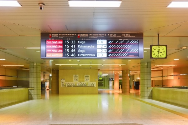 JR東京駅 京葉線地下コンコース01