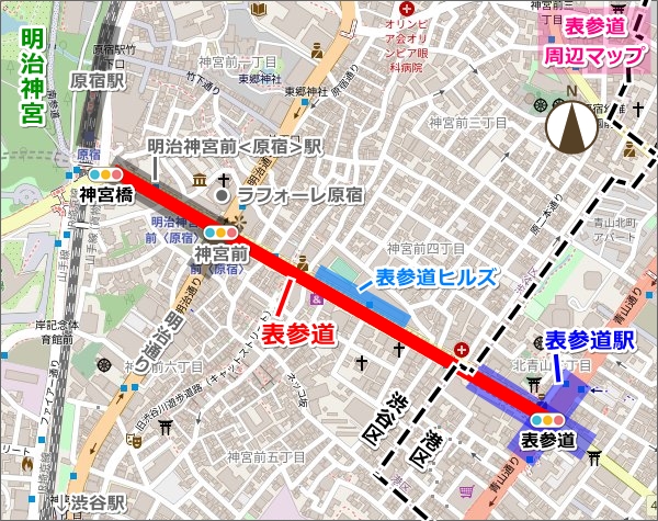 東京・表参道周辺マップ03