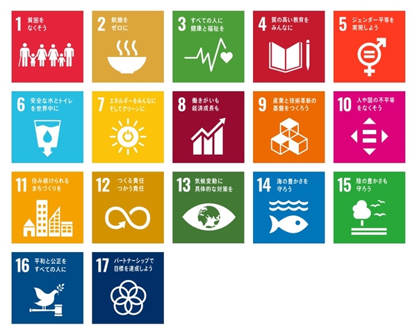 SDGsの17の目標01