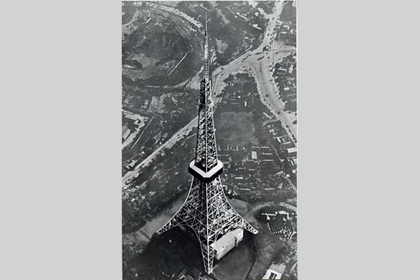 1961年ごろの東京タワー
